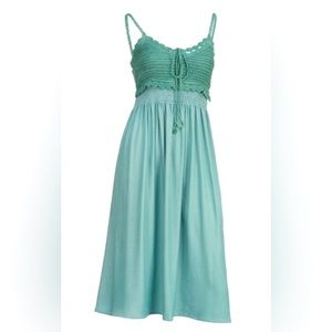 NWT Elsie & Zoey sleeveless turquoise dress